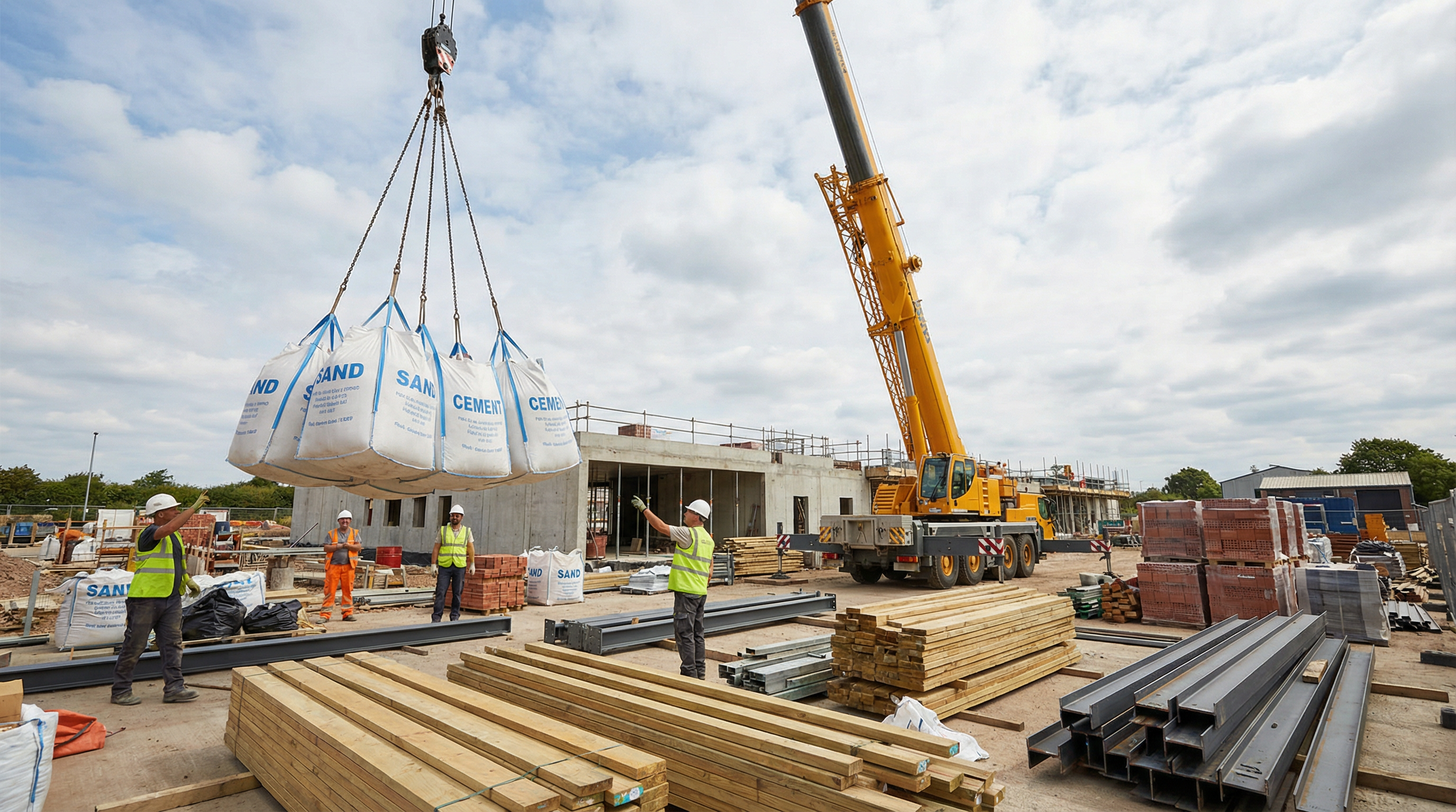 Type B 500kg Duffle Top Flat Bottom